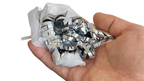 Kabuki Streamer Silver (Small, Pack of 2) Metallic by JL Magic by Murphy's Magic Supplies, Inc.