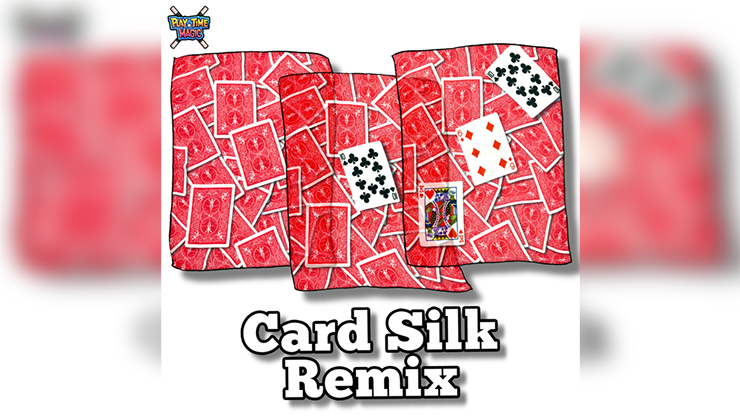 Card Silk Remix (Red) BY DEFMA by Murphy's Magic Supplies, Inc.