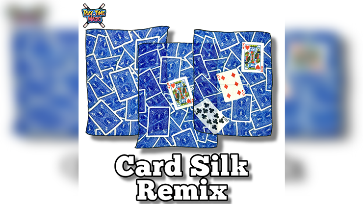Card Silk Remix (Blue) BY DEFMA by Murphy's Magic Supplies, Inc.