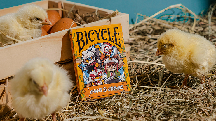 BICYCLE CHKNS & CROWNS PLAYING CARDS by Murphy's Magic Supplies, Inc.