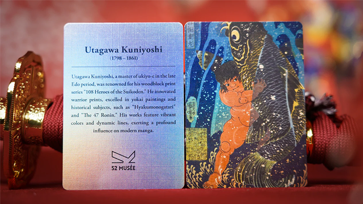 Kuniyoshi Standard Edition Playing Cards by 52 MUSÉE by Murphy's Magic Supplies, Inc.