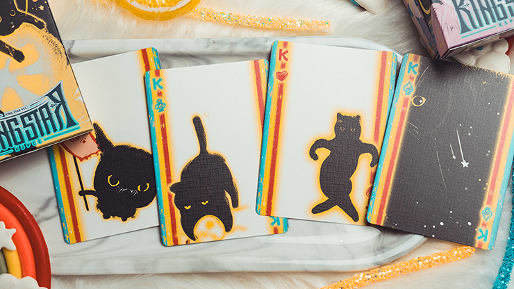 Space Cat V2 Playing Cards by King Star by Murphy's Magic Supplies, Inc.