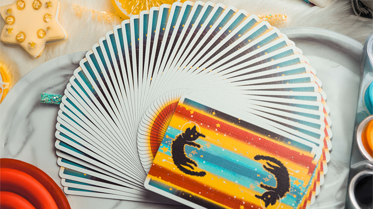 Space Cat V2 Playing Cards by King Star by Murphy's Magic Supplies, Inc.