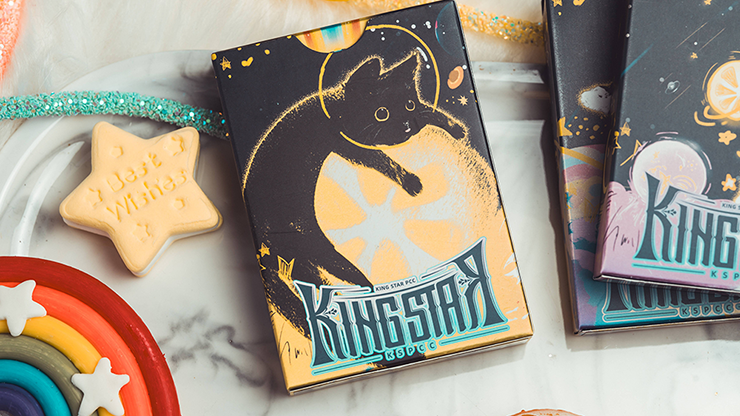 Space Cat V2 Playing Cards by King Star by Murphy's Magic Supplies, Inc.