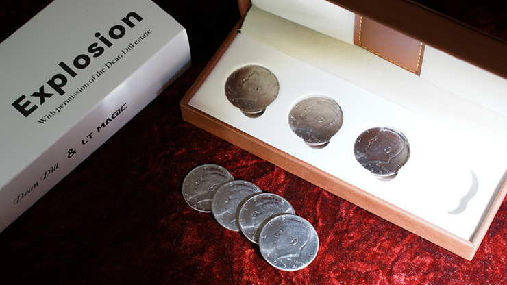 Explosion (Half Dollar) by Dean Dill and LT Magic by Murphy's Magic Supplies, Inc.