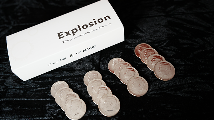 Explosion (Half Dollar) by Dean Dill and LT Magic by Murphy's Magic Supplies, Inc.