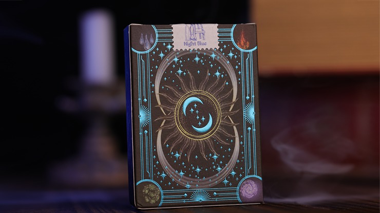 Warriors of the Stars: Zodiac Playing Cards (Night Blue) by Blue Moon Co. by Murphy's Magic Supplies, Inc.