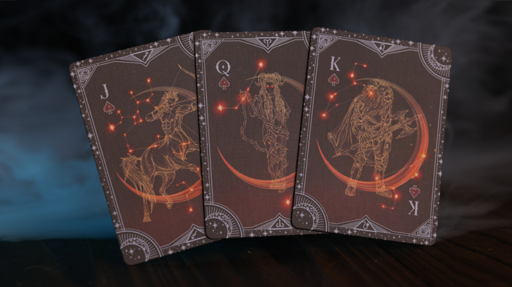 Warriors of the Stars: Zodiac Playing Cards (Night Blue) by Blue Moon Co. by Murphy's Magic Supplies, Inc.