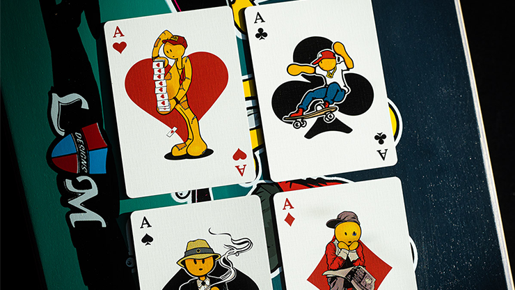 LANCE MOUNTAIN DOUGHBOY SKATEBOARD PLAYING CARDS by FULTONS by Murphy's Magic Supplies, Inc.