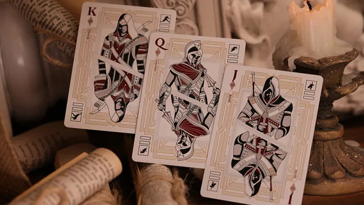 Assassin's Creed Legacy (Hidden Blade White) Playing Cards by Murphy's Magic Supplies, Inc.