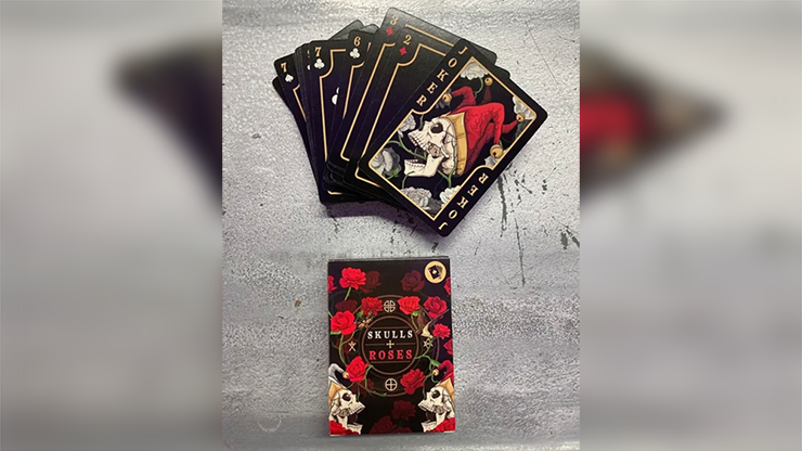 Skulls and Roses Playing cards by Murphy's Magic Supplies, Inc.