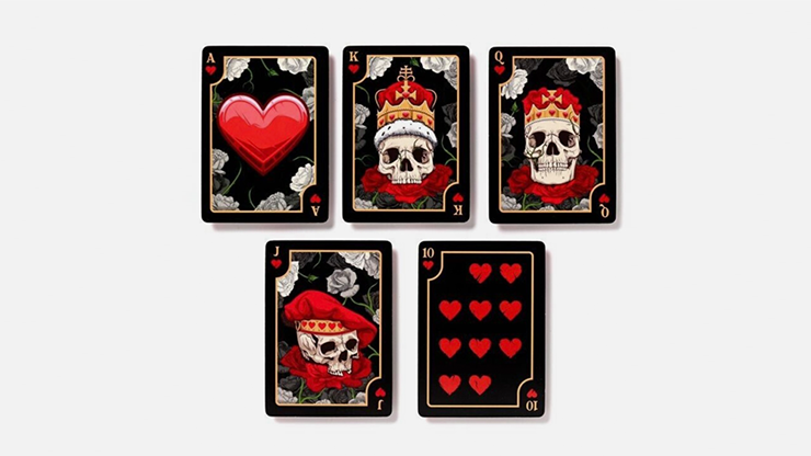 Skulls and Roses Playing cards by Murphy's Magic Supplies, Inc.