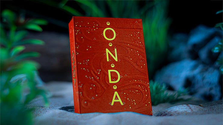 ONDA V2 (Coral) by Jocu Playing Cards by Murphy's Magic Supplies, Inc.