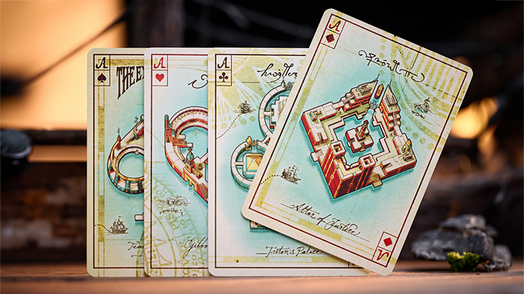 The Eye of the Ocean Gibborim Castaways Playing Cards by Murphy's Magic Supplies, Inc.