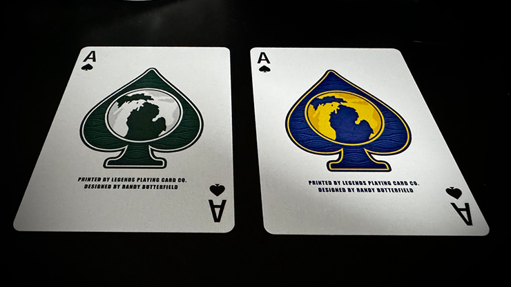 Michigan Euchre Playing Cards by Midnight Cards by Murphy's Magic Supplies, Inc.