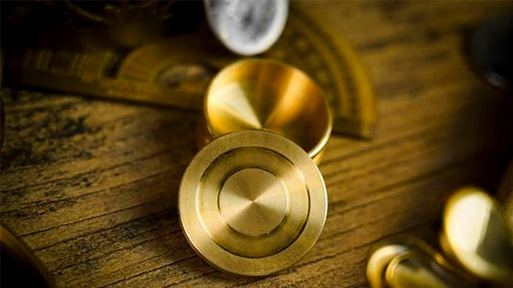 Magnetic Coin Box (Half Dollar) by Artisan Coin & OFM Studio by Murphy's Magic Supplies, Inc.