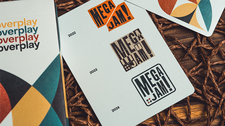 Overplay MegaJam Playing Cards (Designed by Harapan Ong, Wen Xiu, and printed by Bacon Magic by Murphy's Magic Supplies, Inc.