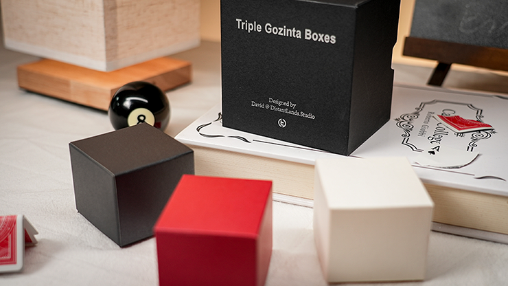 Triple Gozinta Boxes by Ivo David Oliveira & TCC Magic by Murphy's Magic Supplies, Inc.