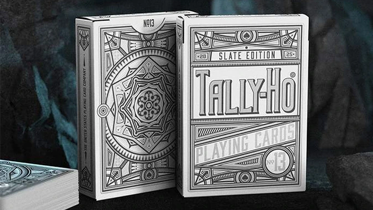 Slate Tally-Ho Playing Cards by Kings Wild Project by Murphy's Magic Supplies, Inc.