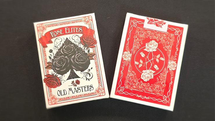 Rose Elites - Old Masters (Red) Marked Deck Playing Cards by Murphy's Magic Supplies, Inc.
