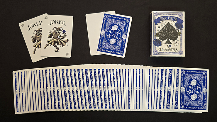 Rose Elites - Old Masters (Blue) Marked Deck Playing Cards by Murphy's Magic Supplies, Inc.