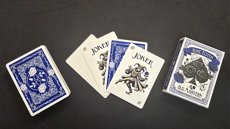 Rose Elites - Old Masters (Blue) Marked Deck Playing Cards by Murphy's Magic Supplies, Inc.