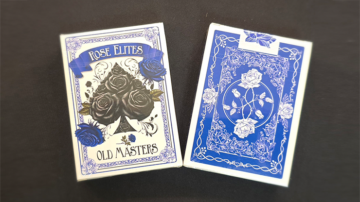 Rose Elites - Old Masters (Blue) Marked Deck Playing Cards by Murphy's Magic Supplies, Inc.