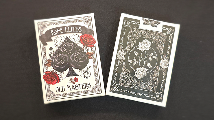 Rose Elites - Old Masters (Black) Marked Deck Playing Cards by Murphy's Magic Supplies, Inc.