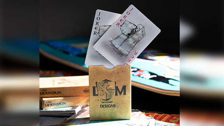 LANCE MOUNTAIN SKATING SKELETONS PLAYING CARDS by Murphy's Magic Supplies, Inc.