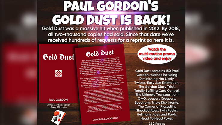 Gold Dust (Softbound) by Paul Gordon by Murphy's Magic Supplies, Inc.