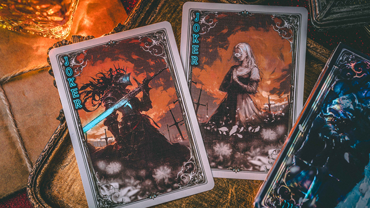 Death Knight (Abyss) Playing Cards by Evokad by Murphy's Magic Supplies, Inc.