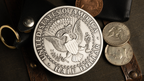 Bacon Jumbo Coin (Half Dollar) by Bacon Magic by Murphy's Magic Supplies, Inc.