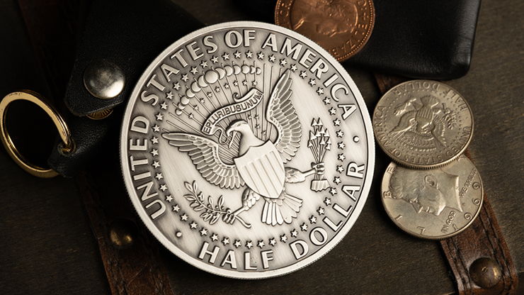 Bacon Jumbo Coin (Half Dollar) by Bacon Magic by Murphy's Magic Supplies, Inc.