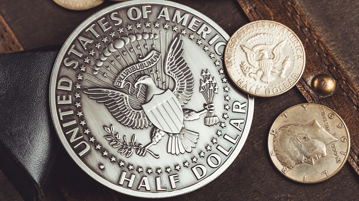 Bacon Jumbo Coin (Half Dollar) by Bacon Magic by Murphy's Magic Supplies, Inc.