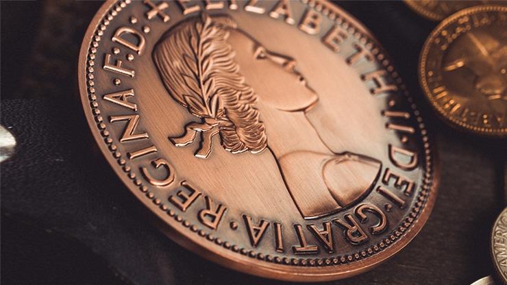 Bacon Jumbo Coin (English Penny) by Bacon Magic by Murphy's Magic Supplies, Inc.