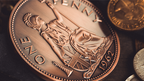 Bacon Jumbo Coin (English Penny) by Bacon Magic by Murphy's Magic Supplies, Inc.