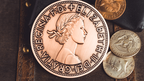 Bacon Jumbo Coin (English Penny) by Bacon Magic by Murphy's Magic Supplies, Inc.