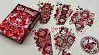 Neko Samurai (Red) Playing Cards by Murphy's Magic Supplies, Inc.