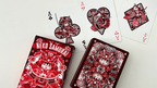 Neko Samurai (Red) Playing Cards by Murphy's Magic Supplies, Inc.