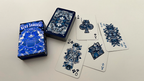 Neko Samurai (Mini Blue) Playing Cards by Murphy's Magic Supplies, Inc.