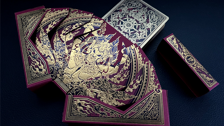 Asura Deluxe (Red) Playing Cards by Murphy's Magic Supplies, Inc.