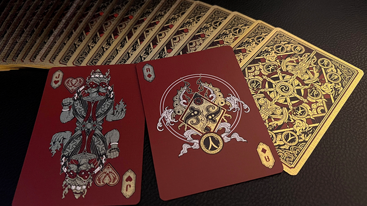 Asura Deluxe (Red) Playing Cards by Murphy's Magic Supplies, Inc.