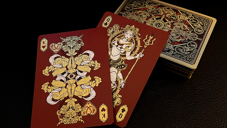 Asura Deluxe (Red) Playing Cards by Murphy's Magic Supplies, Inc.