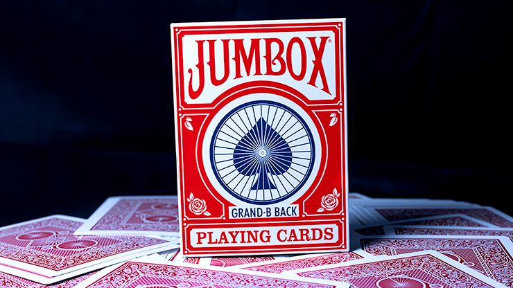 Jumbox Marked Deck (Red) by Magic Dream by Murphy's Magic Supplies, Inc.