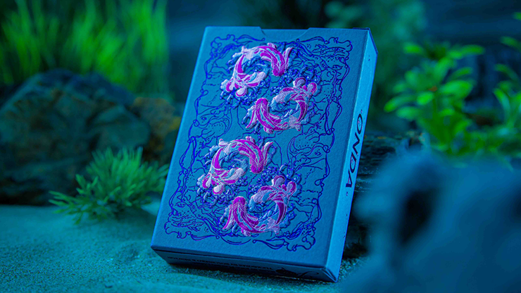 ONDA (Blue) Playing Cards by JOCU by Murphy's Magic Supplies, Inc.