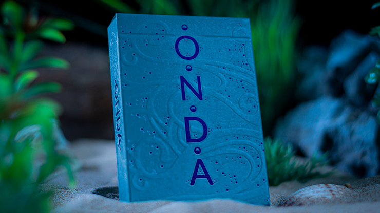 ONDA (Blue) Playing Cards by JOCU by Murphy's Magic Supplies, Inc.