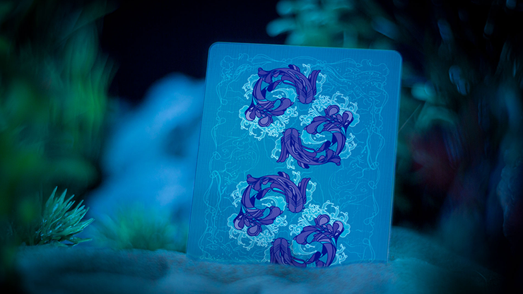 ONDA (Blue) Playing Cards by JOCU by Murphy's Magic Supplies, Inc.