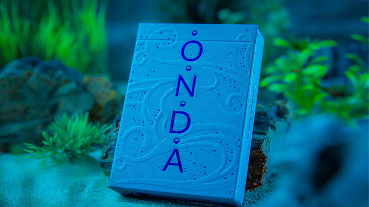 ONDA (Blue) Playing Cards by JOCU by Murphy's Magic Supplies, Inc.