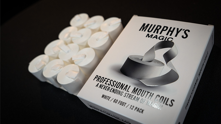 Professional Mouth Coils 60ft white (12pk) by Murphy's Magic by Murphy's Magic Supplies, Inc.