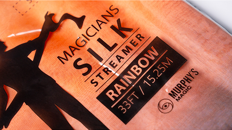 PRO SILK LARGE RAINBOW STREAMER 3.5 foot X 4 inch by Murphy's Magic by Murphy's Magic Supplies, Inc.
